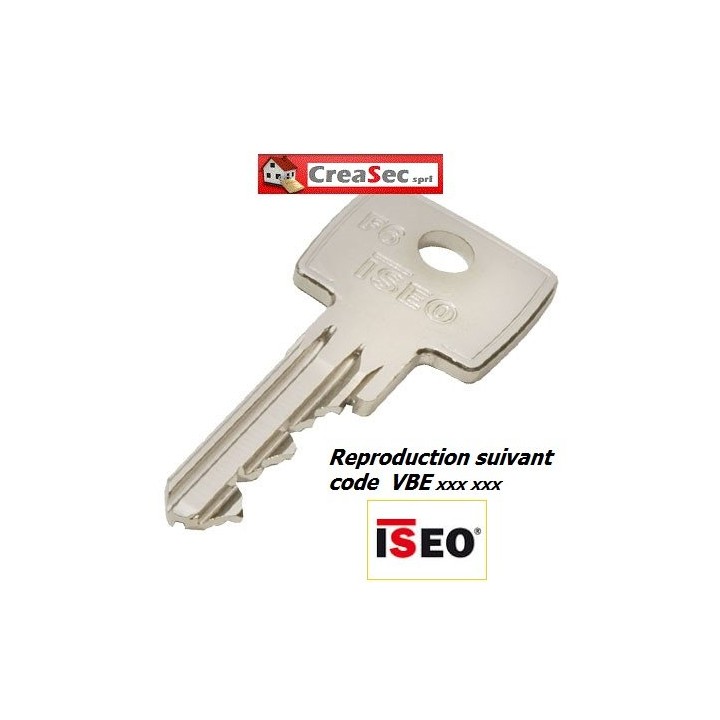 copie de clef F6 ISEO