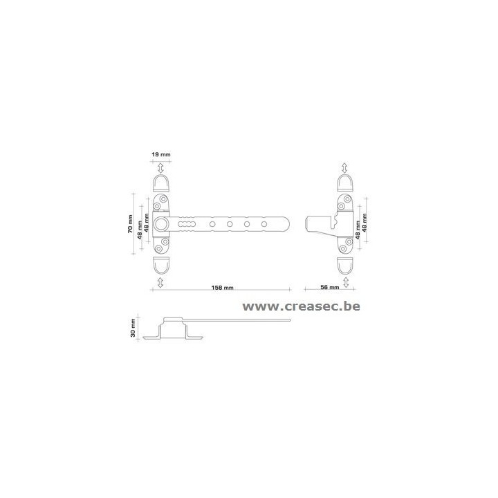 Entrebailleur pour châssis double