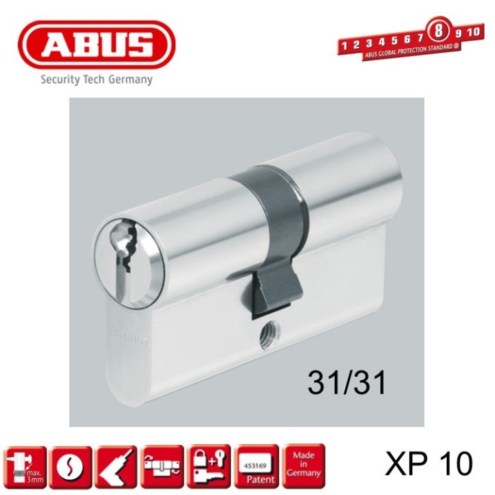 Deurcilinder Abus Xp10 - Waterloo