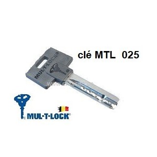 clé Mul-T-Lock 025 à tête noire