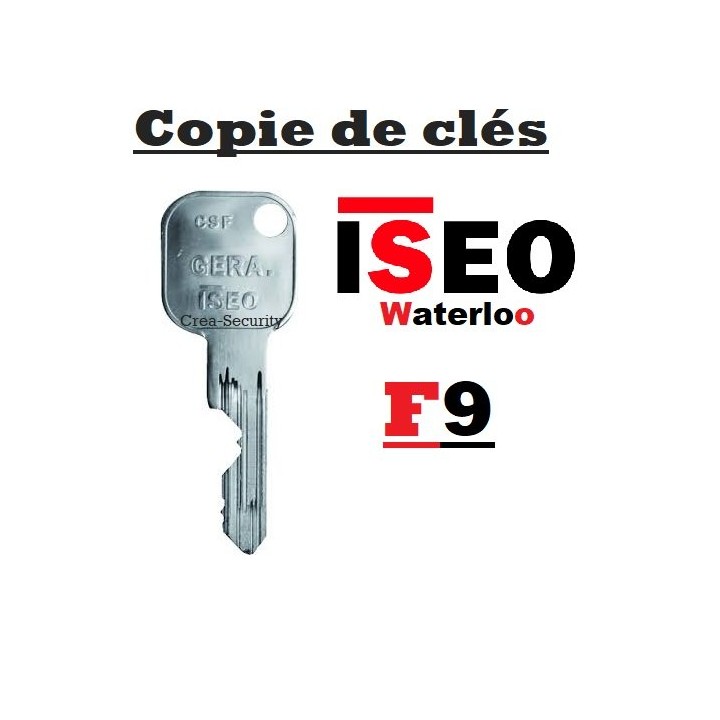copie de clé ISEO F9 Crea-Security