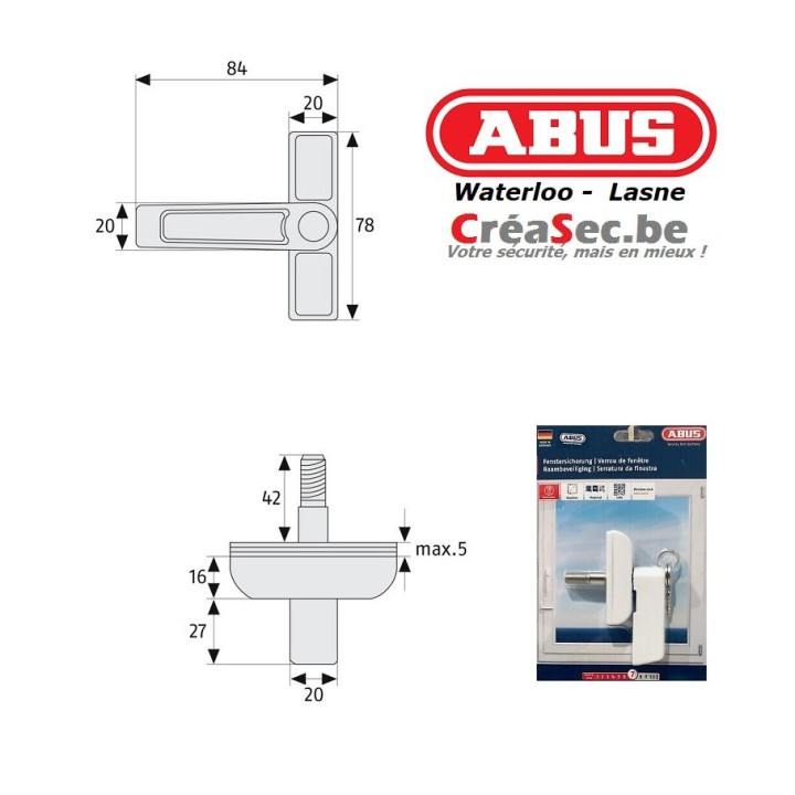 Abus 2510 Blanc