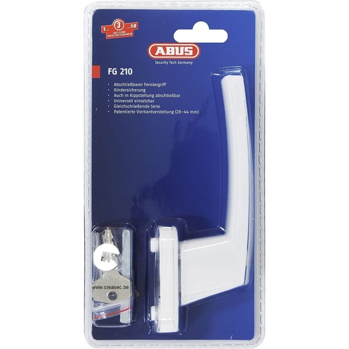 Poignée a clef Abus FG210