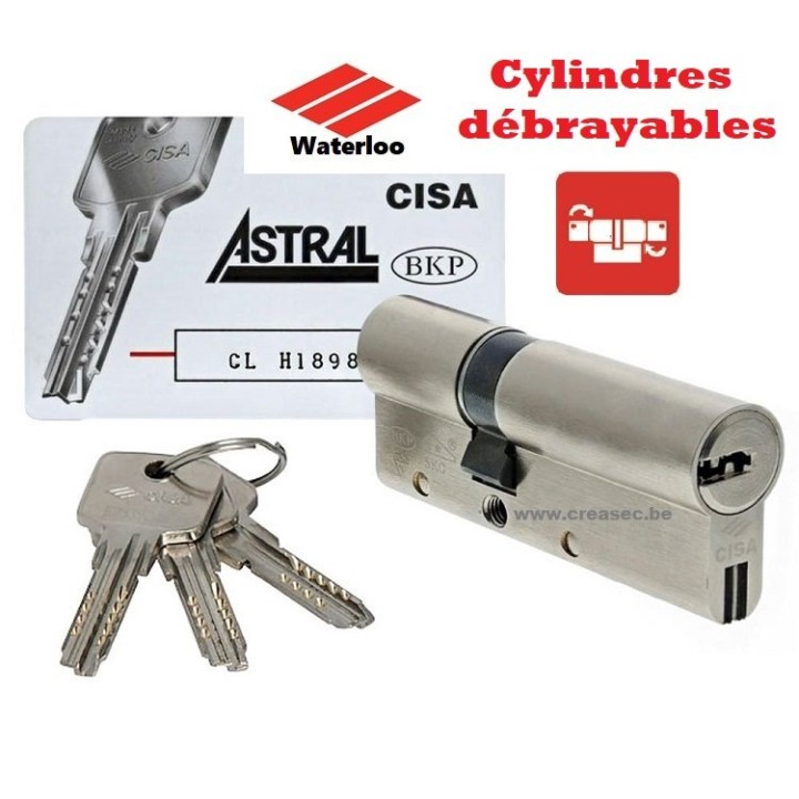 Cylindre CISA Astral à Waterloo