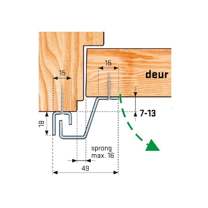 Secustrip ouvrant extérieur - Creasec.be