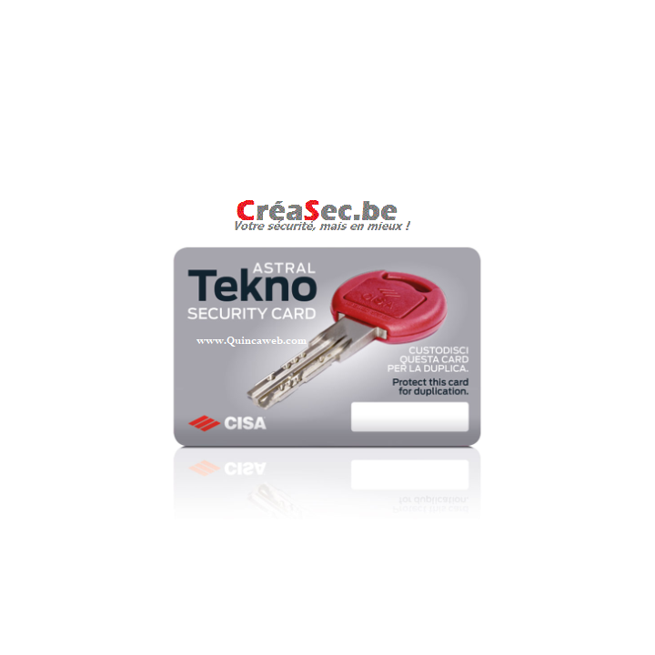 Cylindre Cisa Technopro a languette