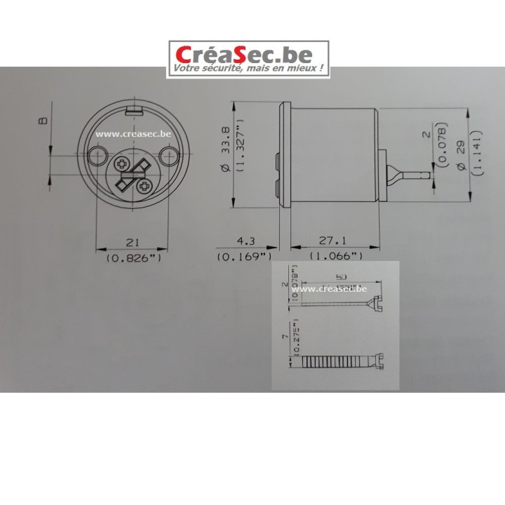 cylindre ISEO à languette