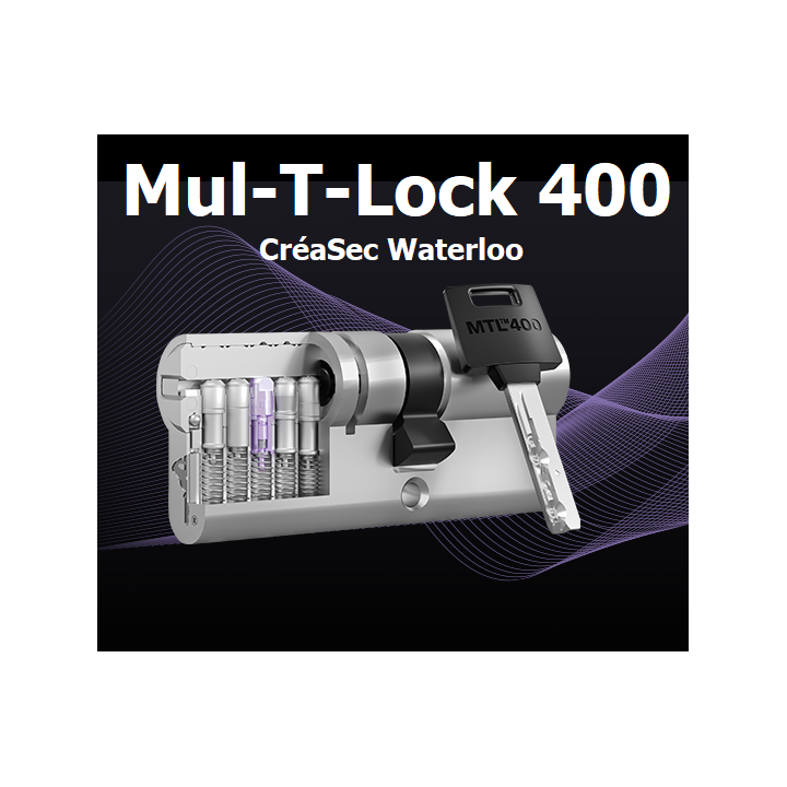 Cylindre Mul-T-Lock 400 sur clé existante