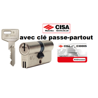 Cylindre Cisa C3000S meme clé