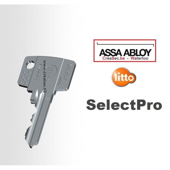Clé pour cylindre Litto Select Pro
