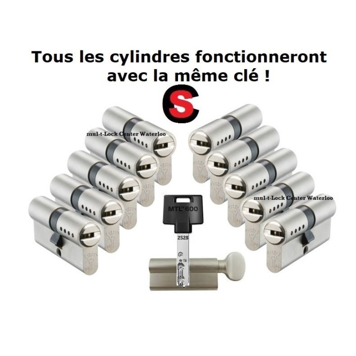 Cilinder Mul-T-Lock 600