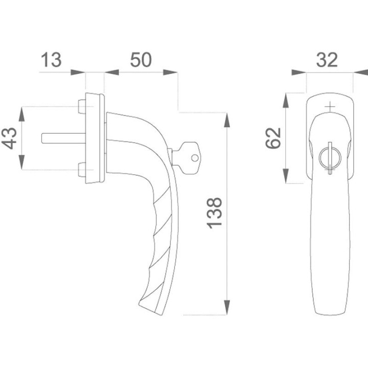 Poignée Hoppe london