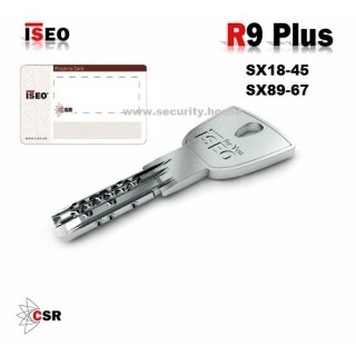 Clé Iseo R9 suivant carte chez Creasec.be 
