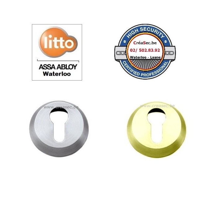 Rosace de sécurité dorée