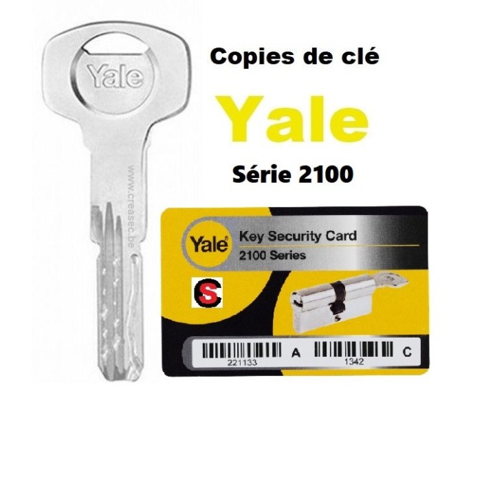 double de clé  Yale 2100 