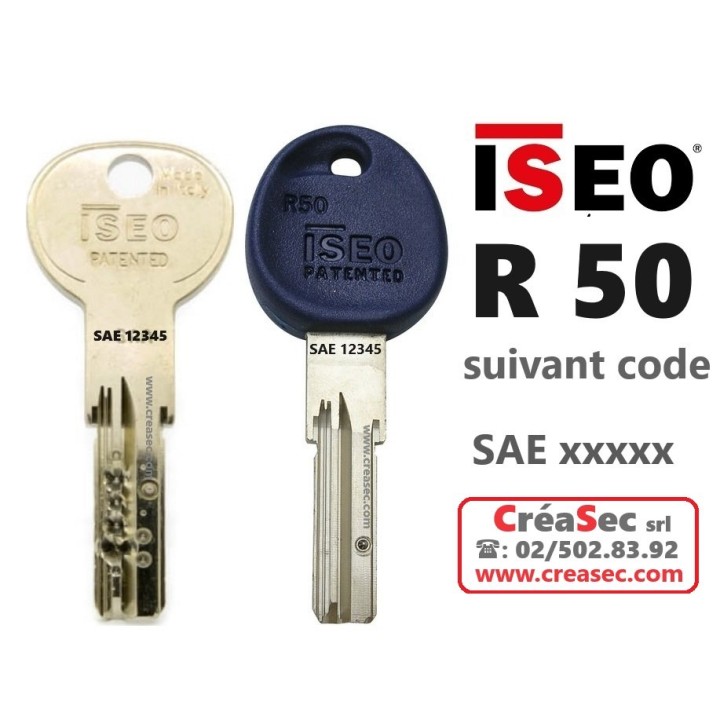 faire double de clé ISEO R50
