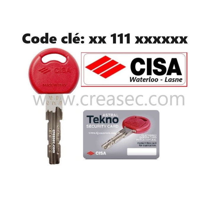 Copie cle Cisa Technopro