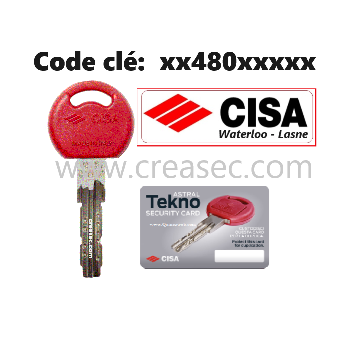Copie cle Cisa Teknopro
