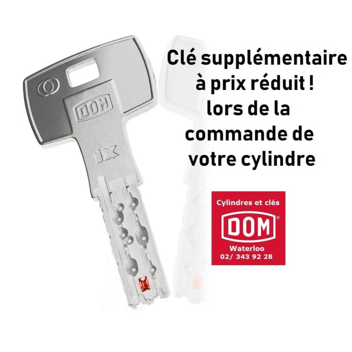 clé pour cylindre Dom iX Teco