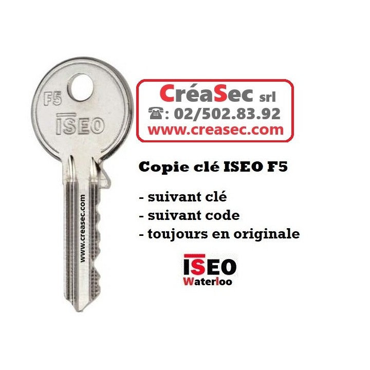 Reproduction clef ISEO F5