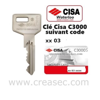 copie de clés Cisa C3000
