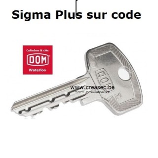 Sleutel op code Dom Sigma Plus