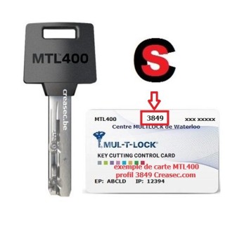 copie toutes clés Mul-T-Lock 3849