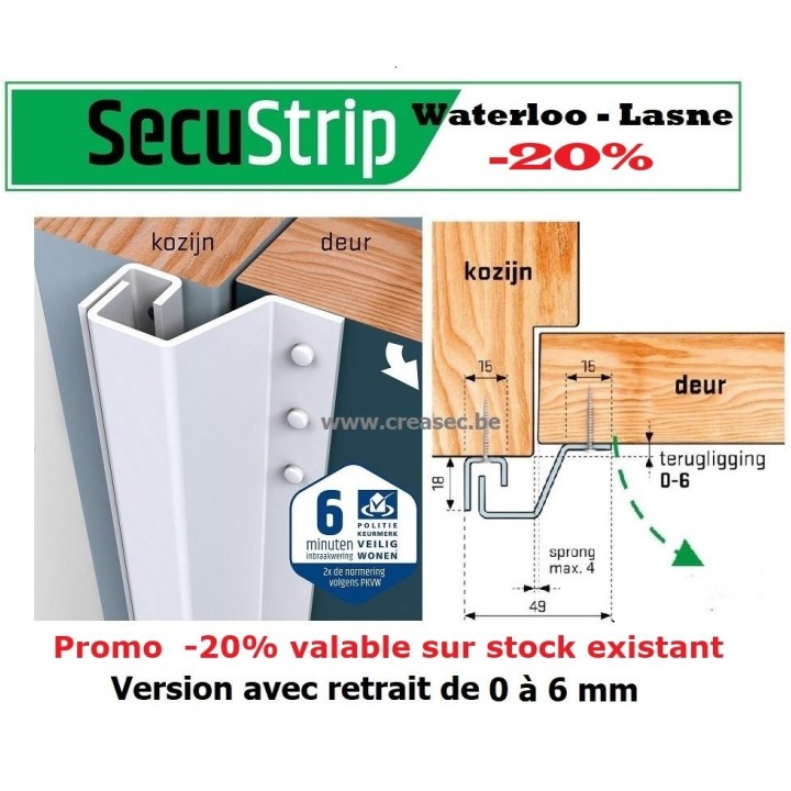promo Secustrip ouvrant extérieur 0- 6 mm