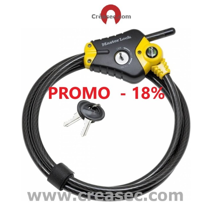Câble antivol Master Lock Python