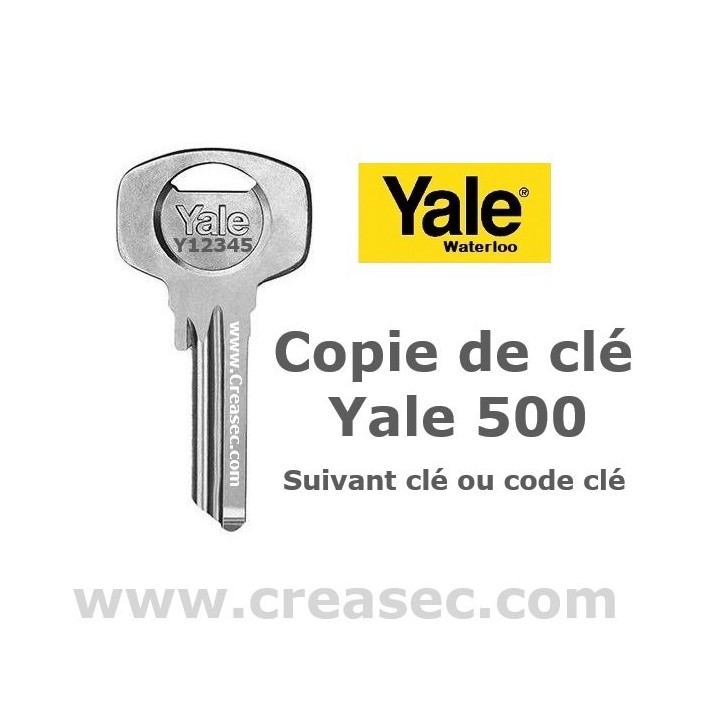 Copie clé YALE série 250 & 500 - Belgique
