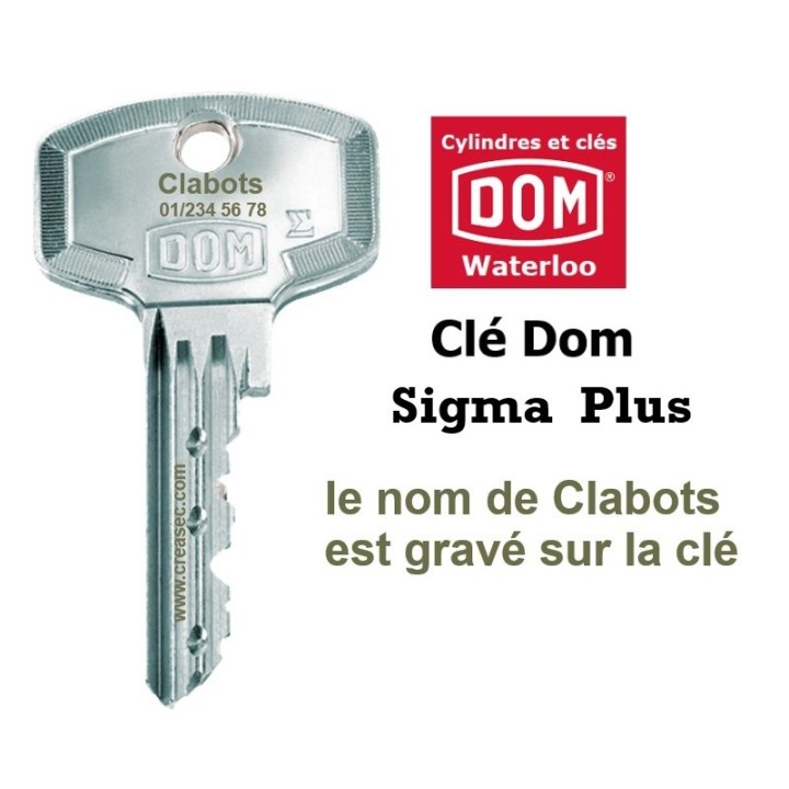 copie cle Dom Sigma