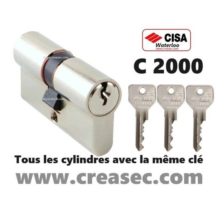 Cisa C2000 avec la même clé