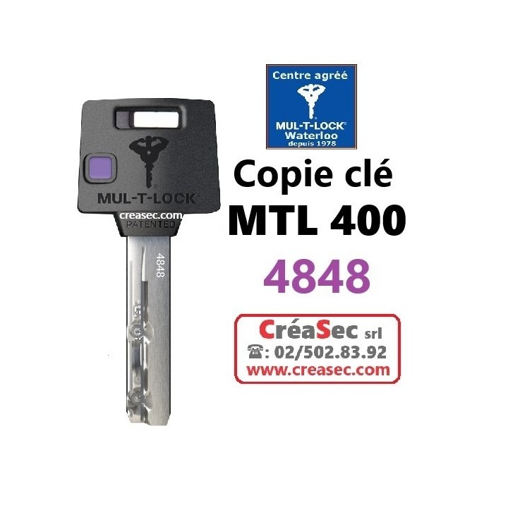 clé supplémentaire Mul-T-Lock 