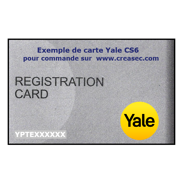 Copie clé Yale avec carte