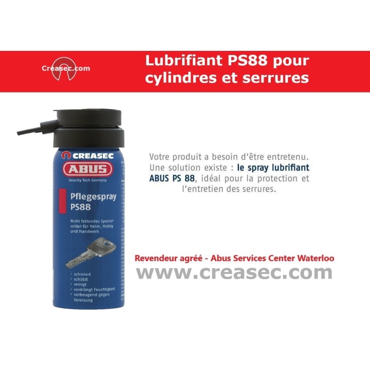 Lubrifiant pour serrures ABUS PS88