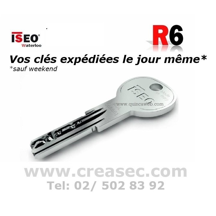 Copie clé R6 ISEO immédiate
