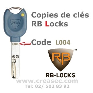 Copie de clé RB Locxis L004