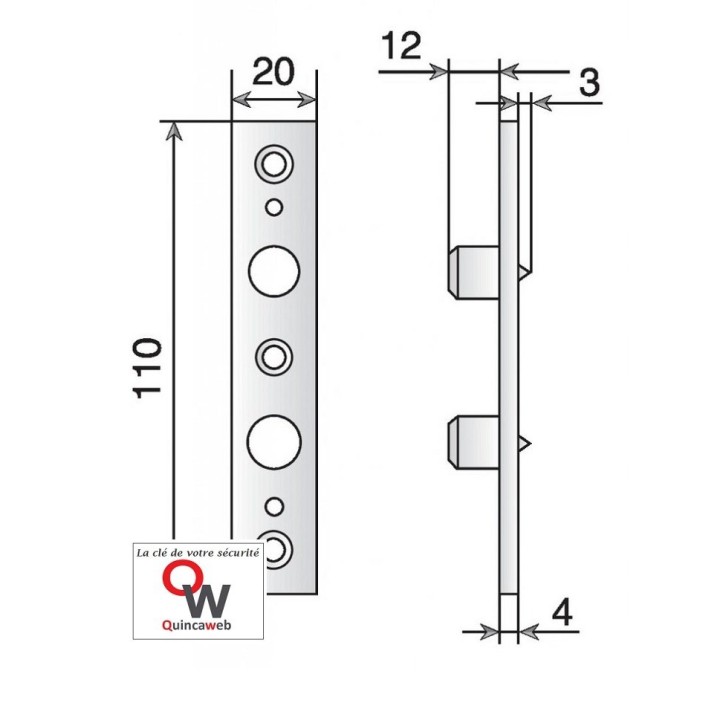 mesures Protege gonds