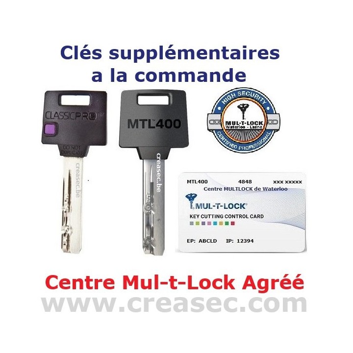 Service Clés Mul-T-Lock Belgique