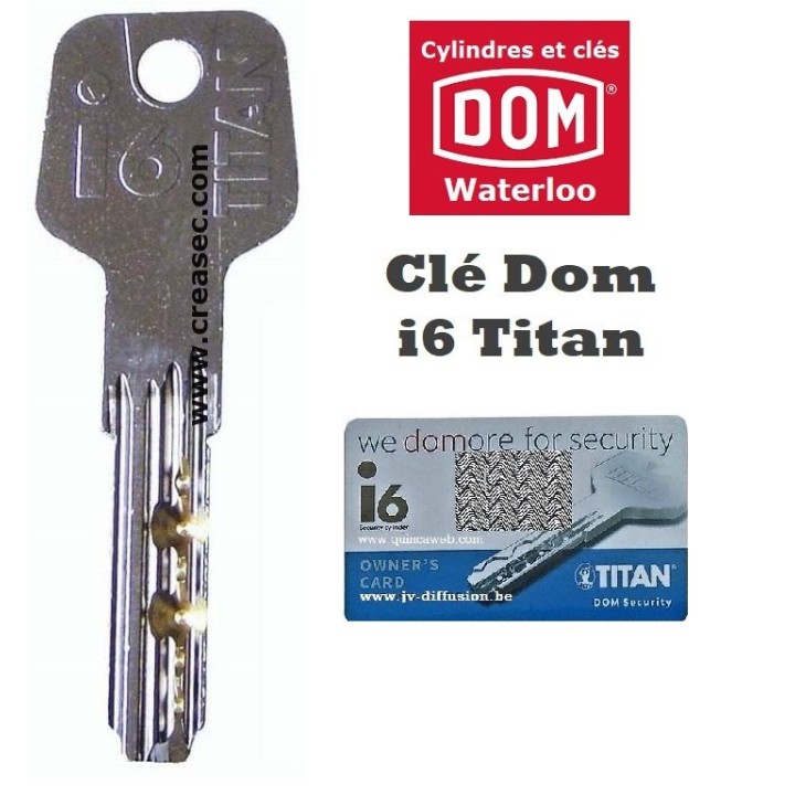 Copie clé DOM i6 Titan