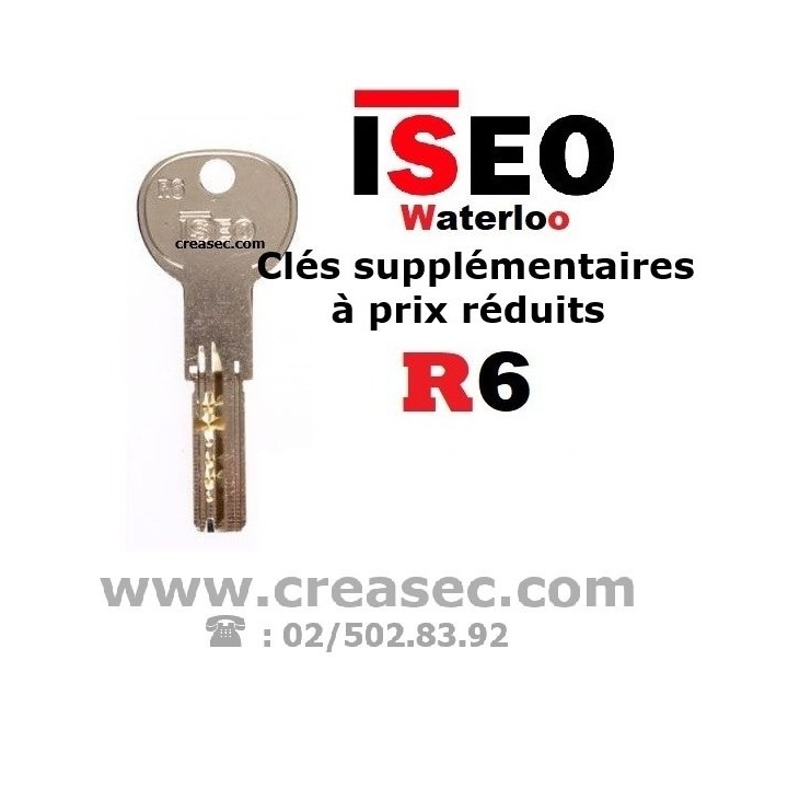 clé ISEO R6 supplémentaire