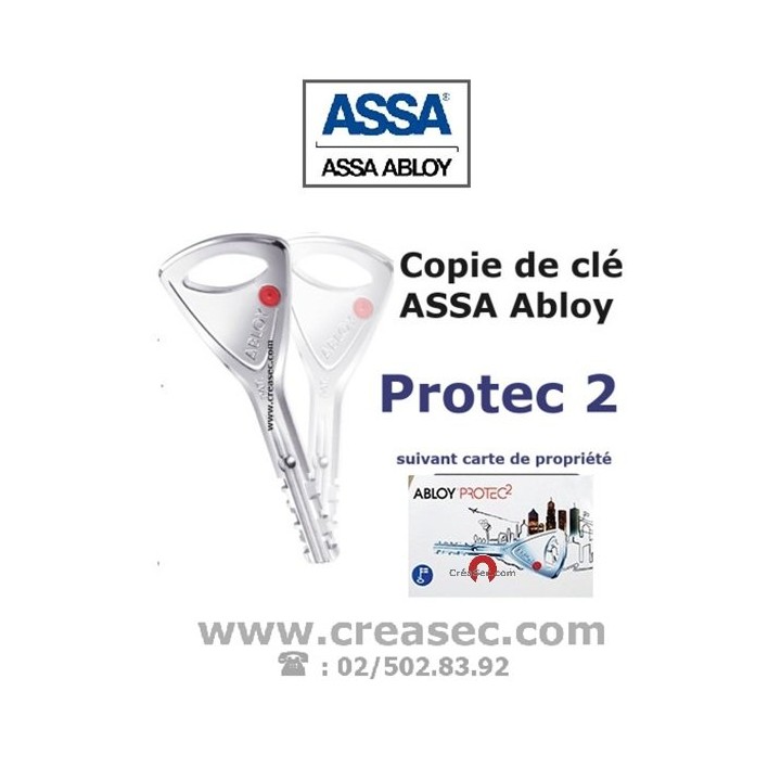 copie clé Abloy protect 2