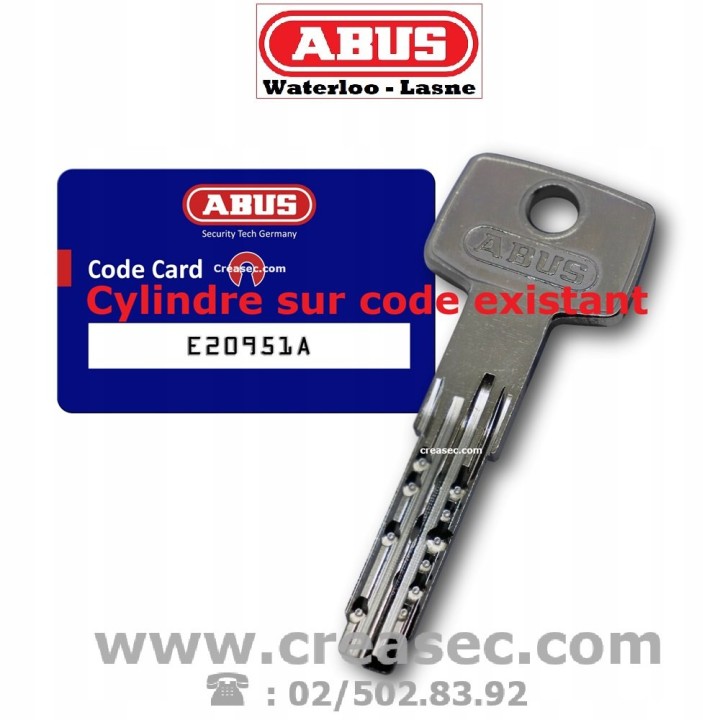 Barillet Abus D10 PS sur code existant