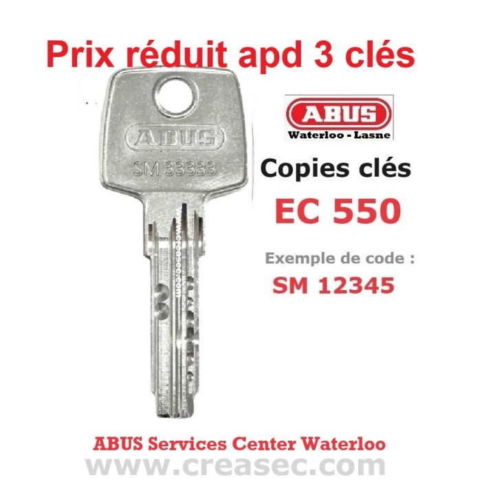 Reproduction clef ABUS D6
