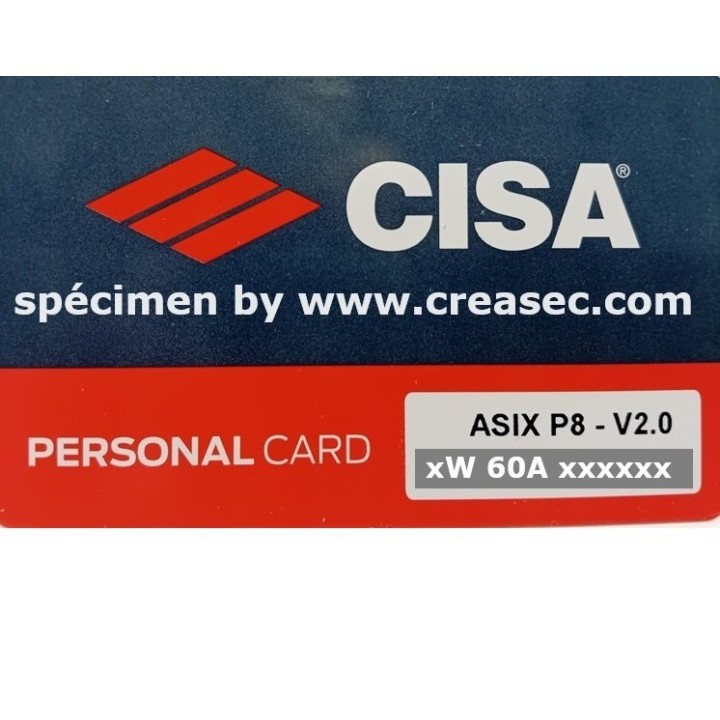 Copie cle Cisa ASIX suivant carte