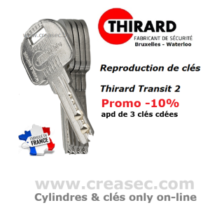 PROMO SUR clé Thirard 