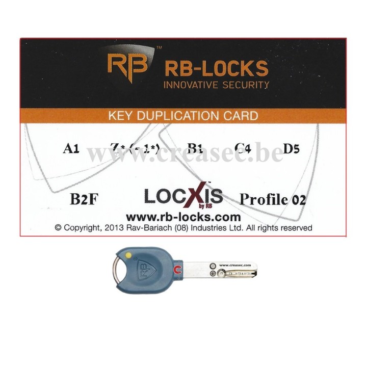 Copie de clé RB Locxis