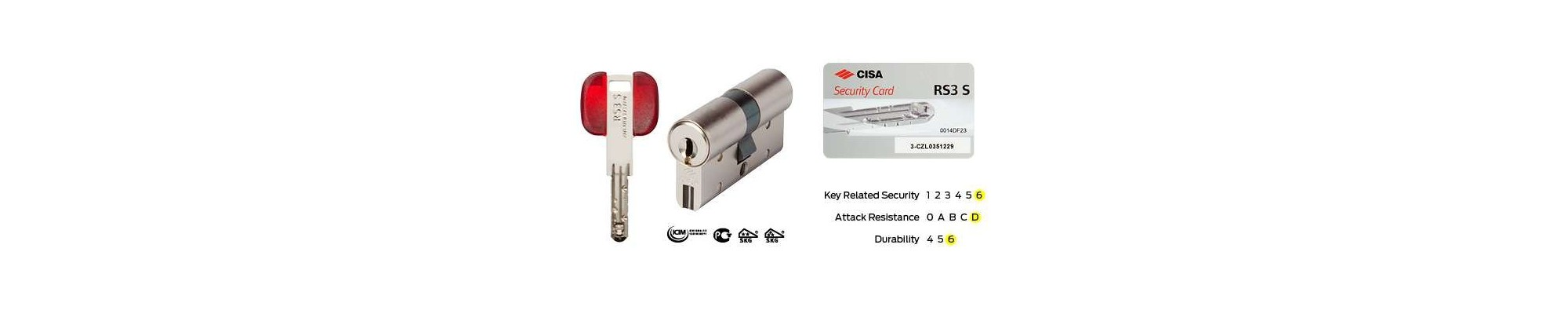 Cylindre de sécurité Cisa RS3S - Meilleur prix