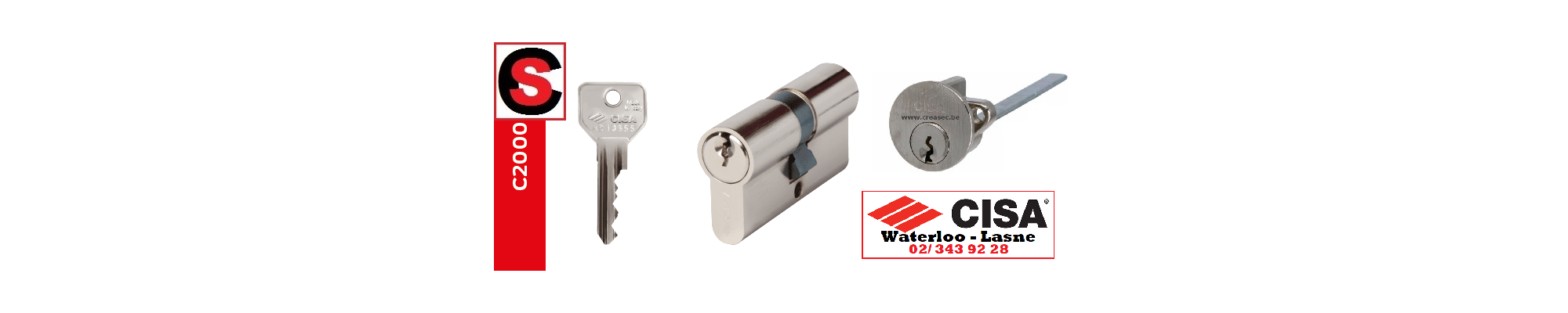 Cisa C2000, le cylindre à profil européen 